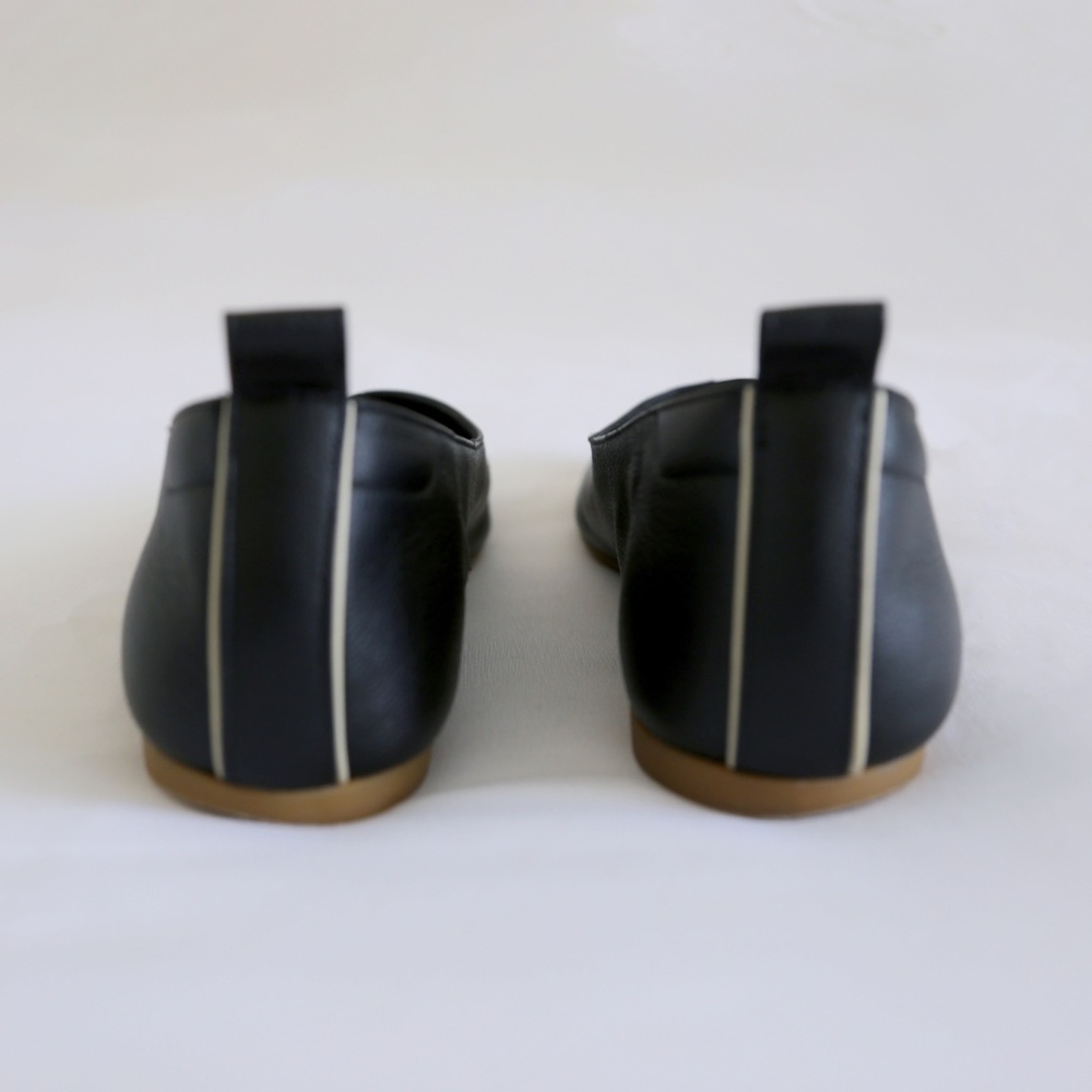Everlane The Day Glove Flats in Black Leather Size 10.5 - Picture 3 of 8